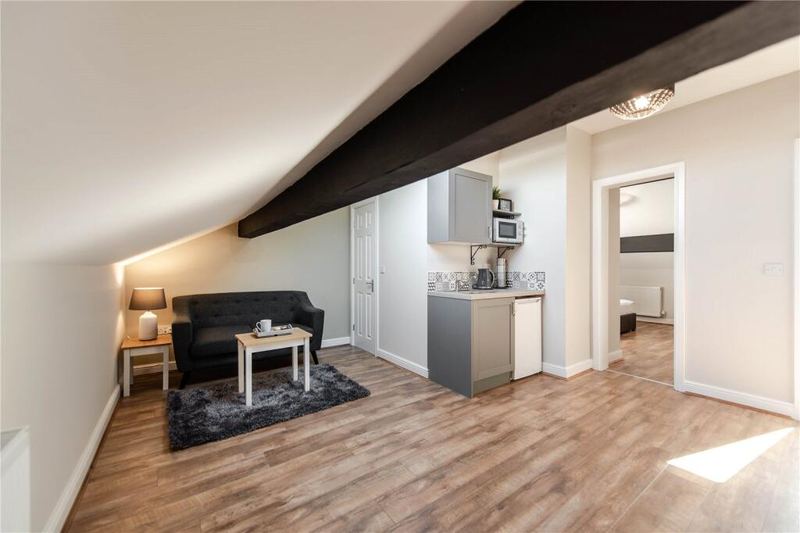 Top-floor room with kitchenette